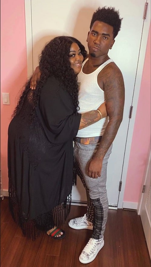 A picture of Tokyo Vanity with her boyfriend, Jayy.